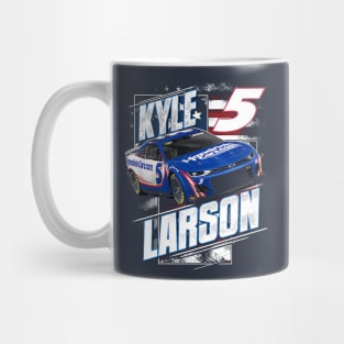 Kyle Larson Navy Patriotic Mug